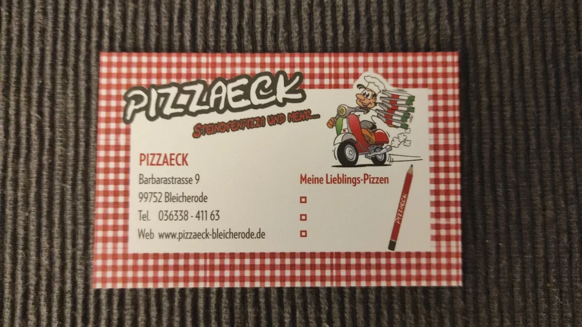 Speisekarte, Pizzaeck - Dorett Lorenz