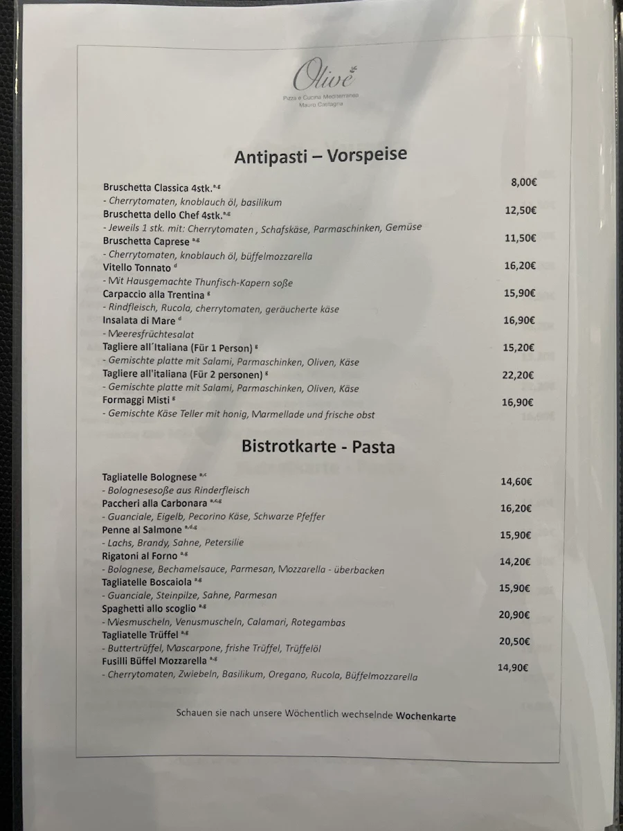 Speisekarte photo 2