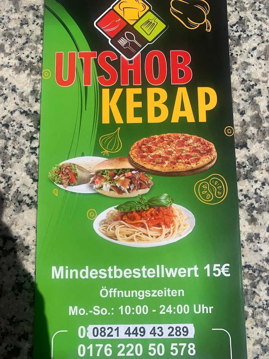 Speisekarte, Restaurant Utshob