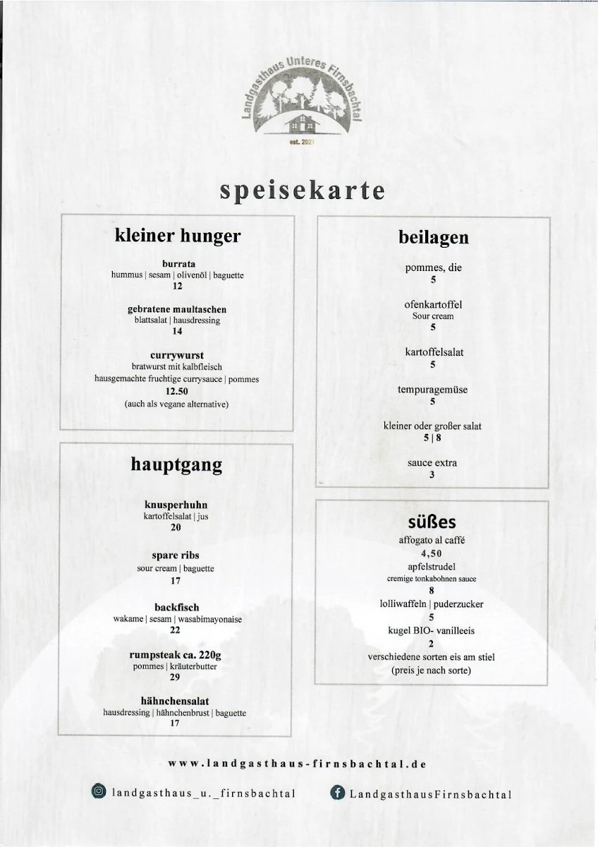 Speisekarte photo 2