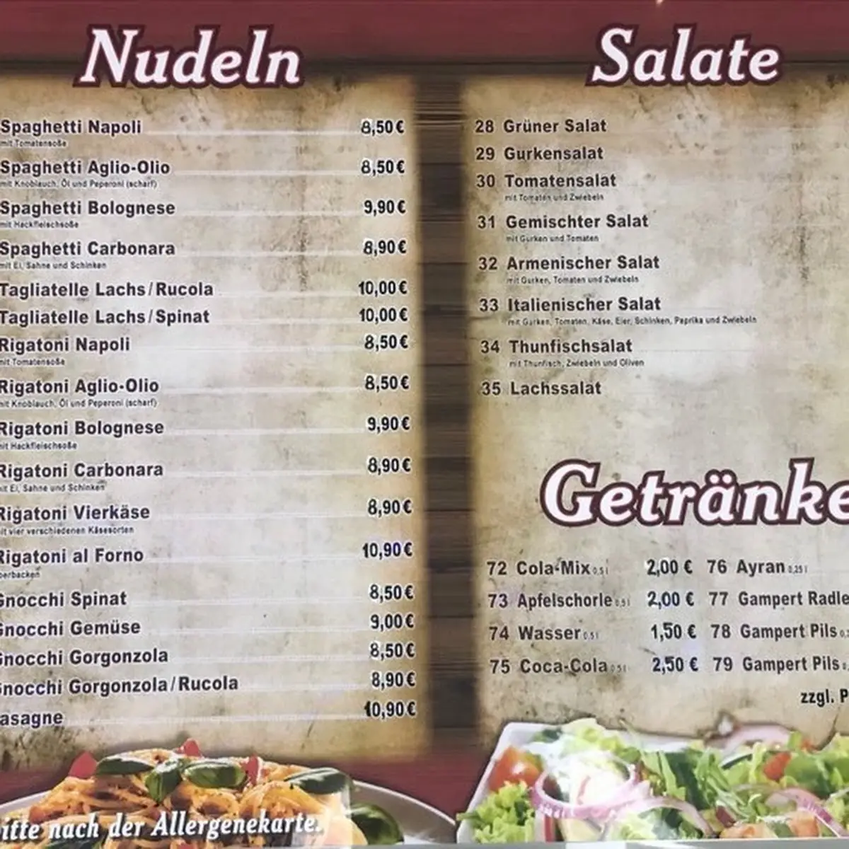 Speisekarte photo 4