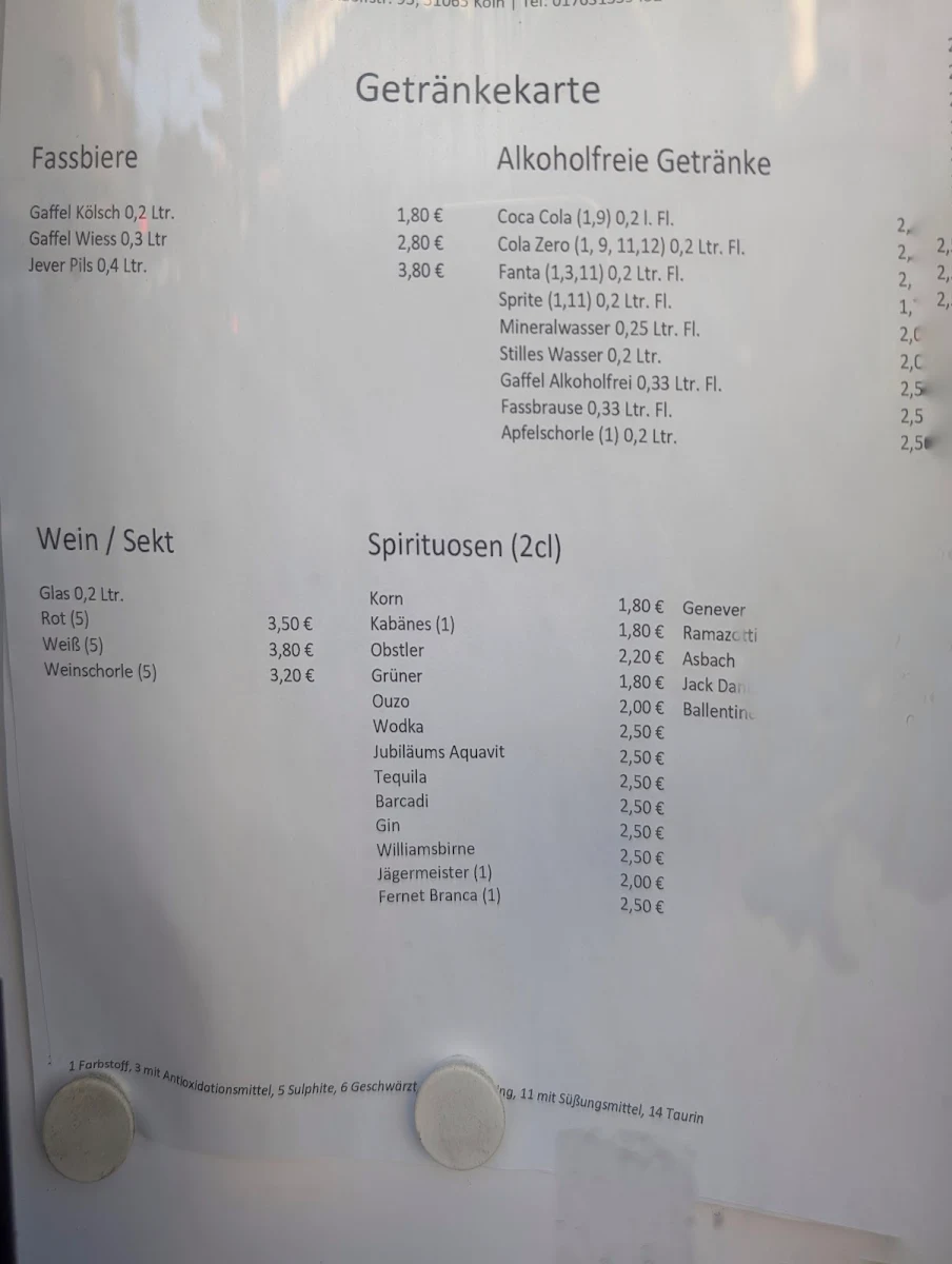 Speisekarte photo 1