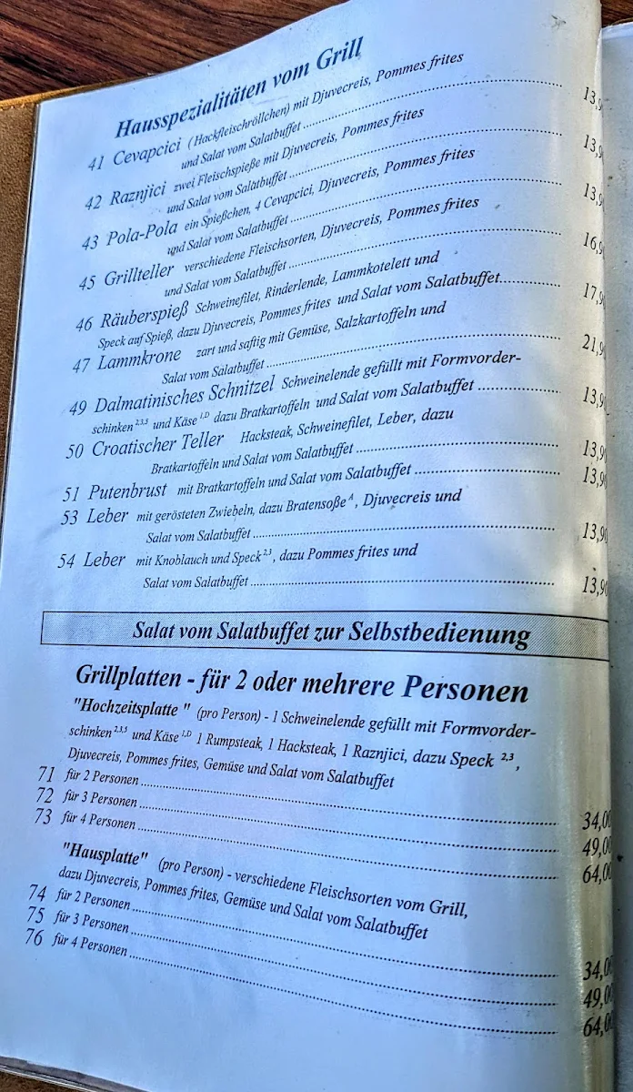 Speisekarte photo 3