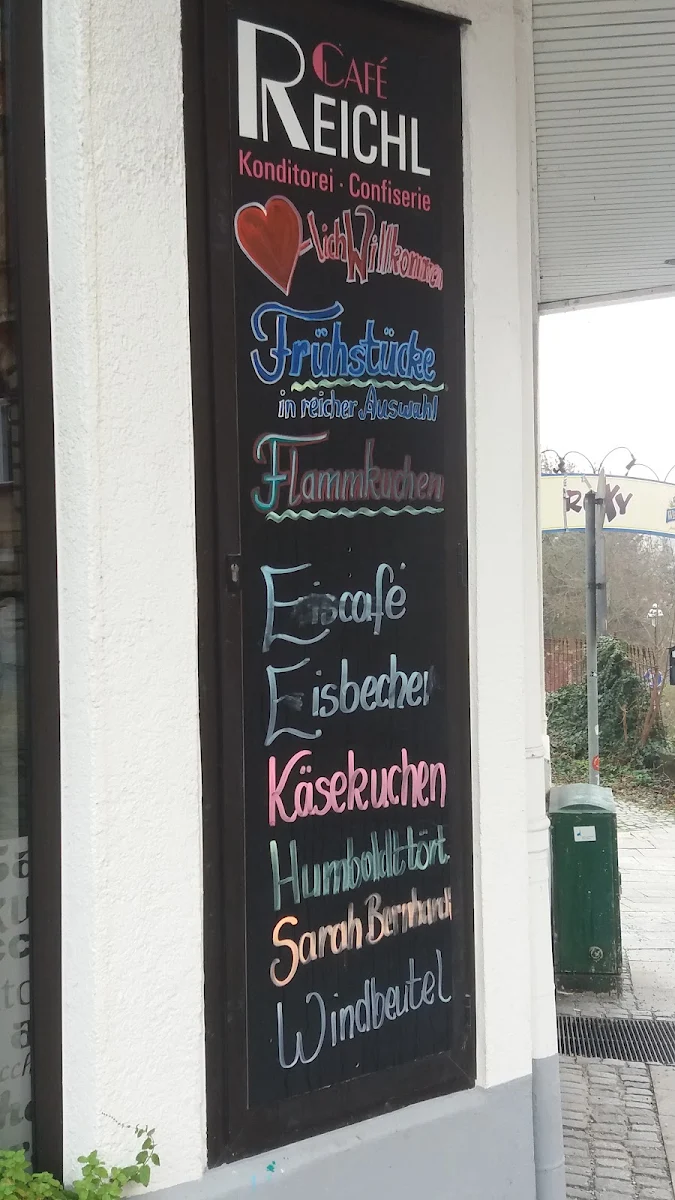 Speisekarte, Eiscafé Levante