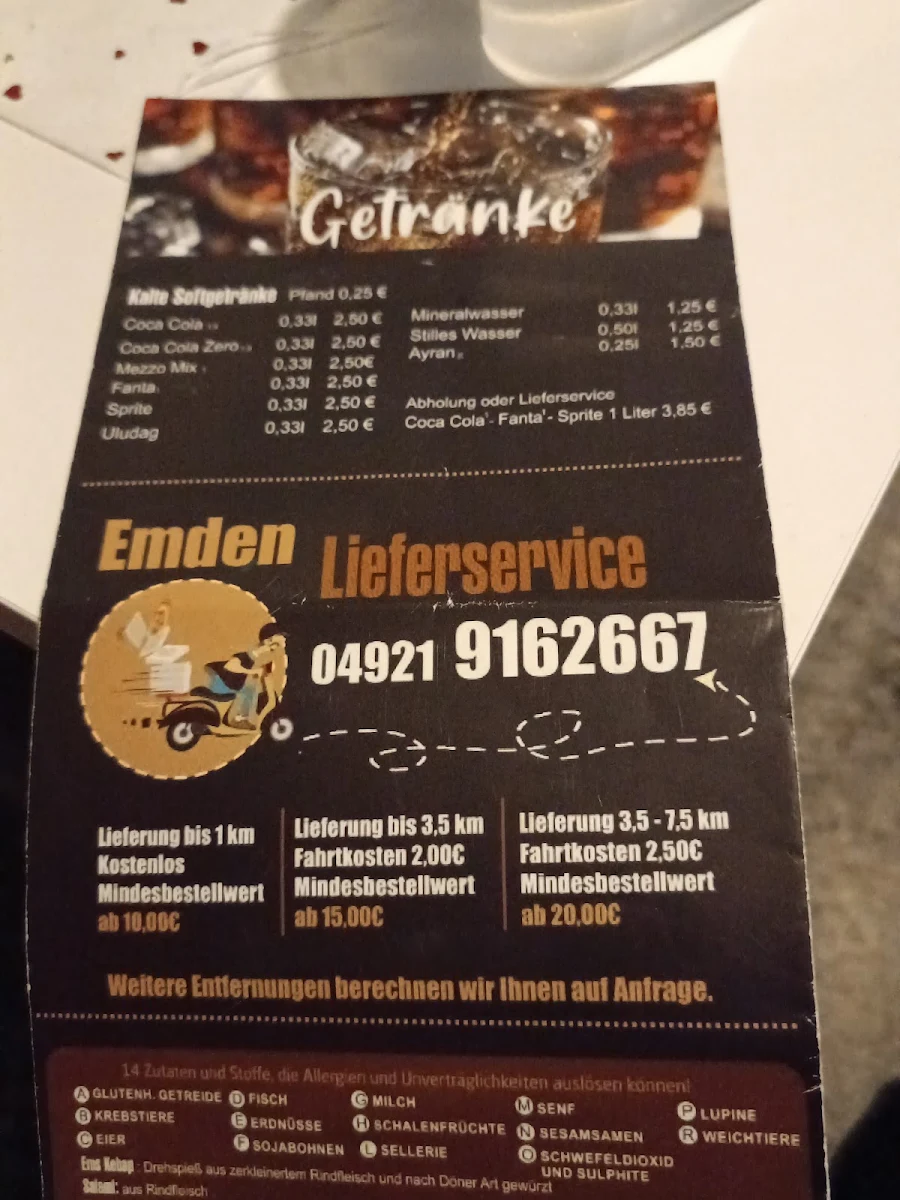 Speisekarte photo 1
