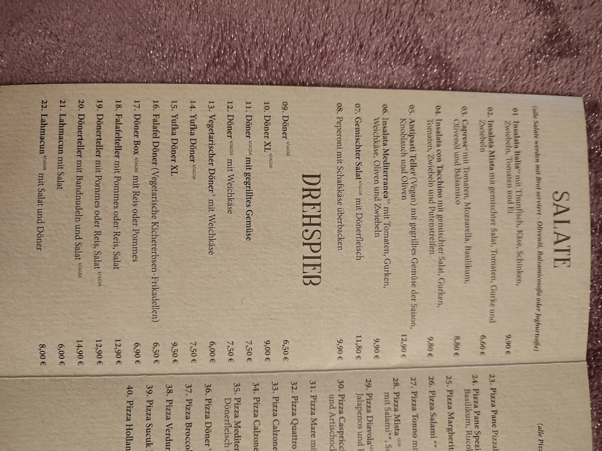 Speisekarte photo 4