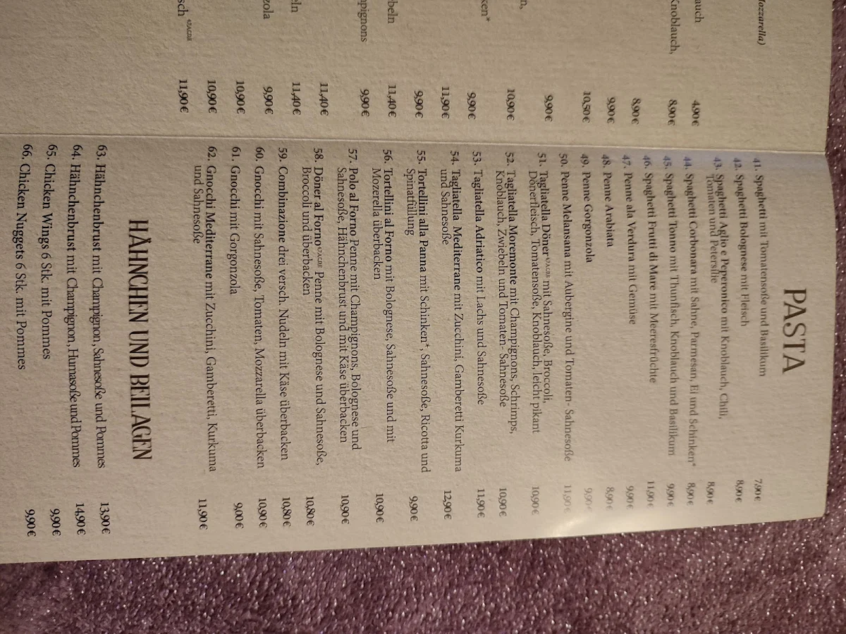 Speisekarte photo 5