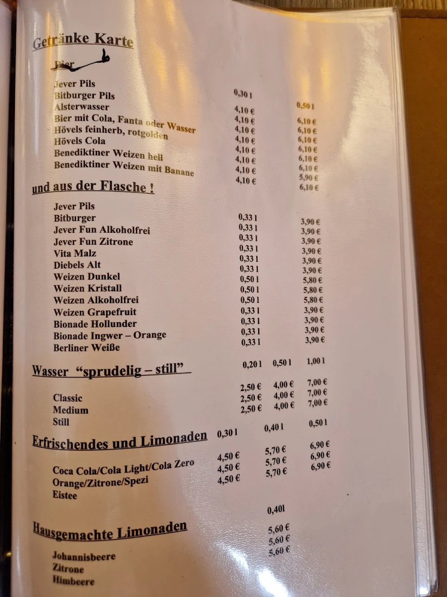 Speisekarte photo 2