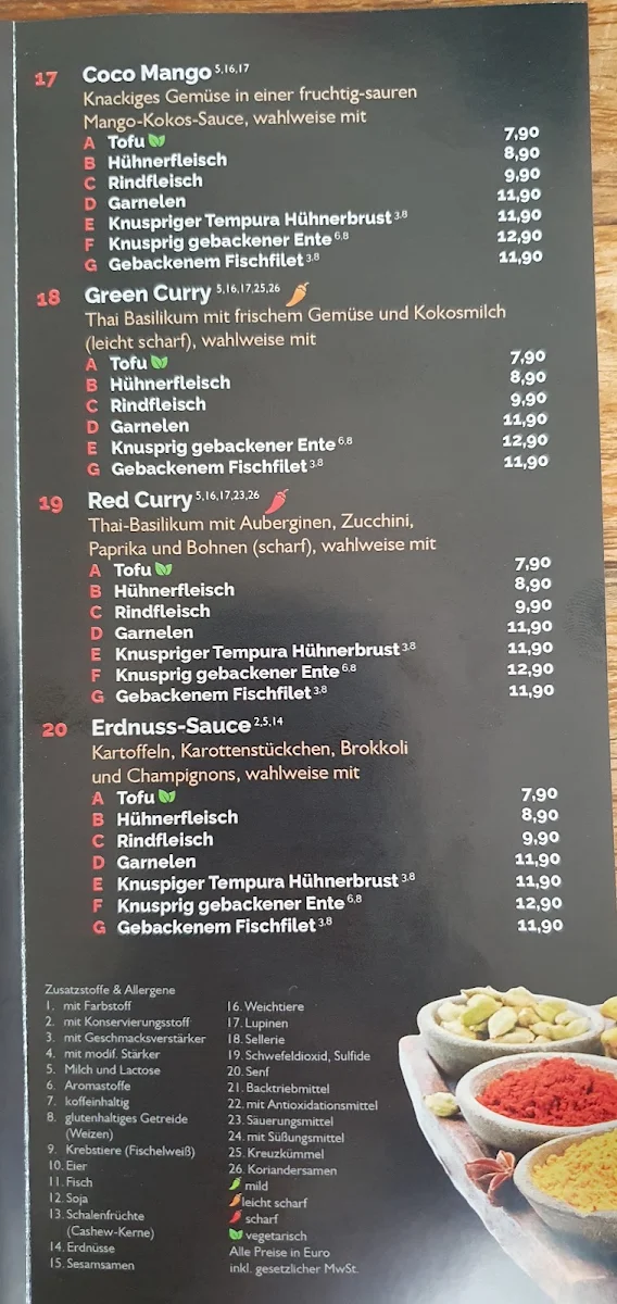 Speisekarte photo 5