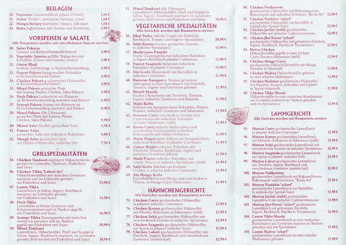 Speisekarte photo 2