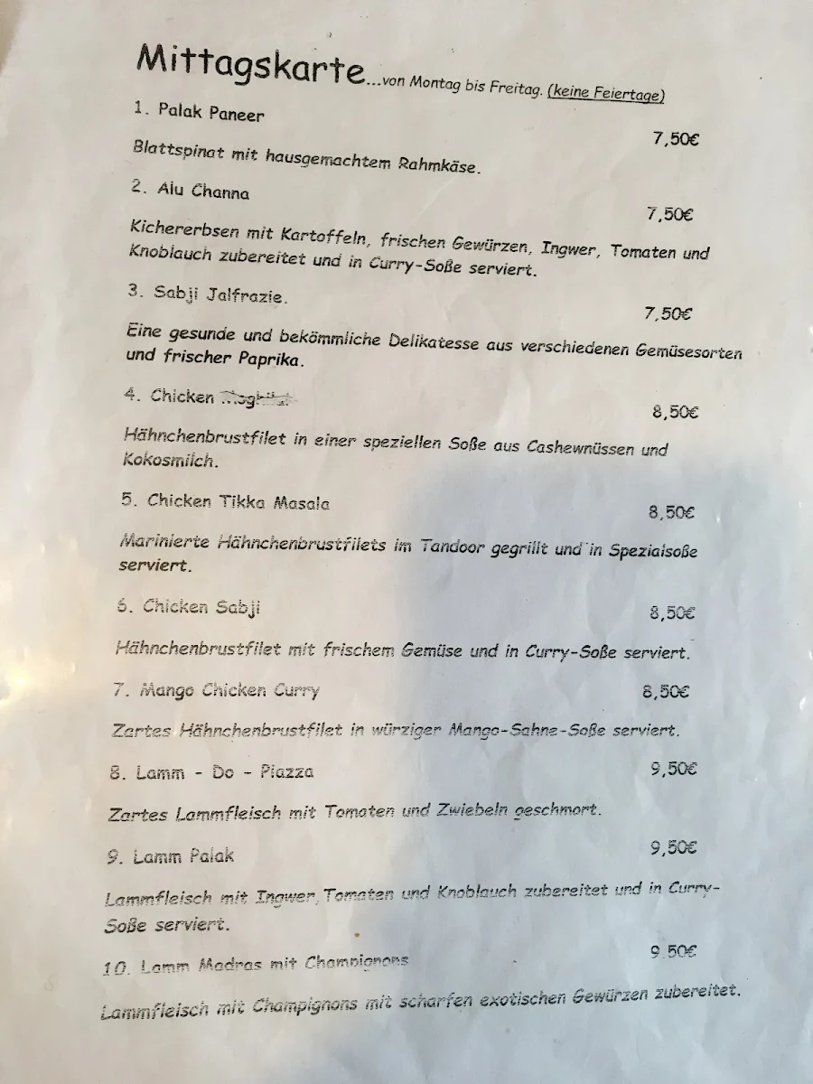 Speisekarte photo 5