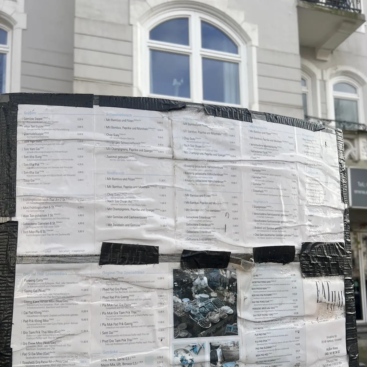 Speisekarte, eathai