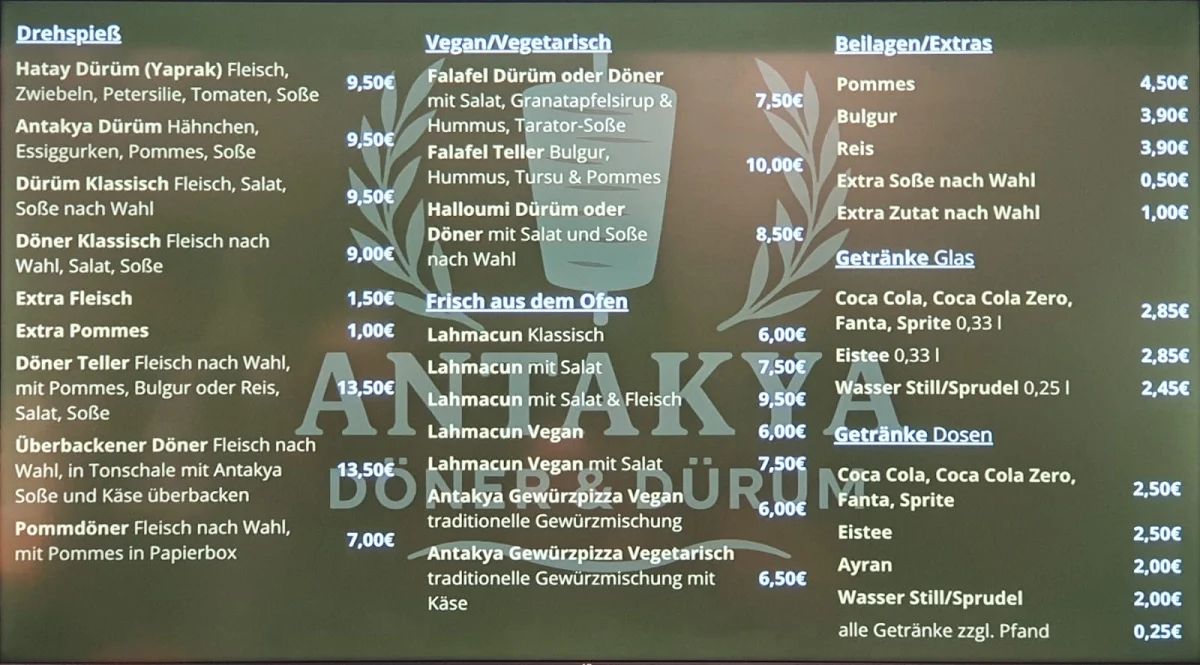 Speisekarte photo 2