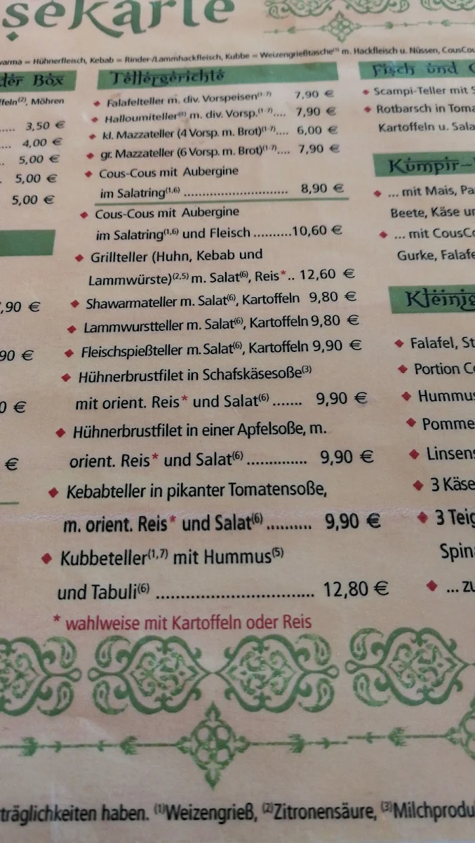 Speisekarte photo 9