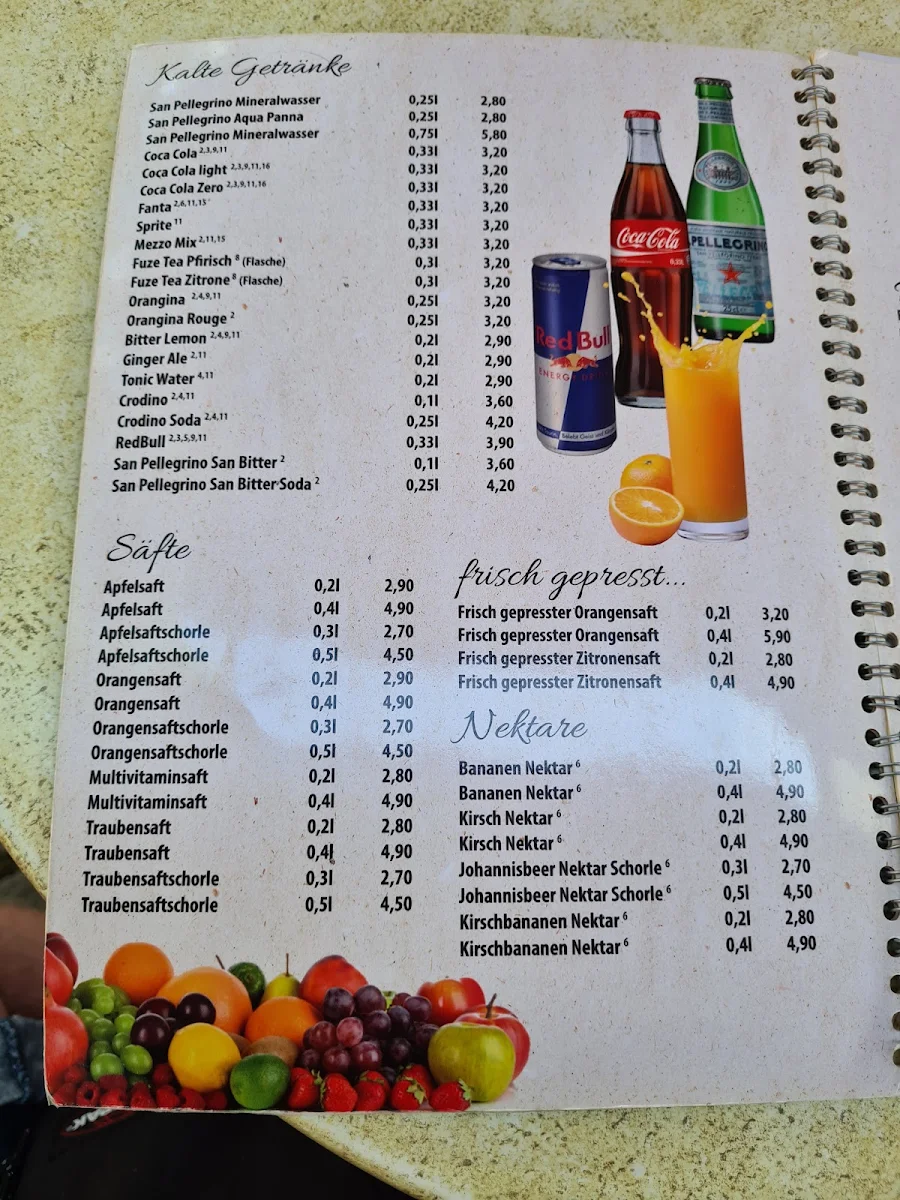 Speisekarte, Il Cappuccino