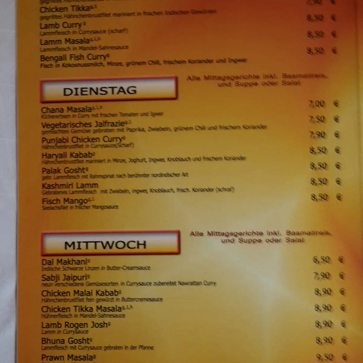 Speisekarte photo 4