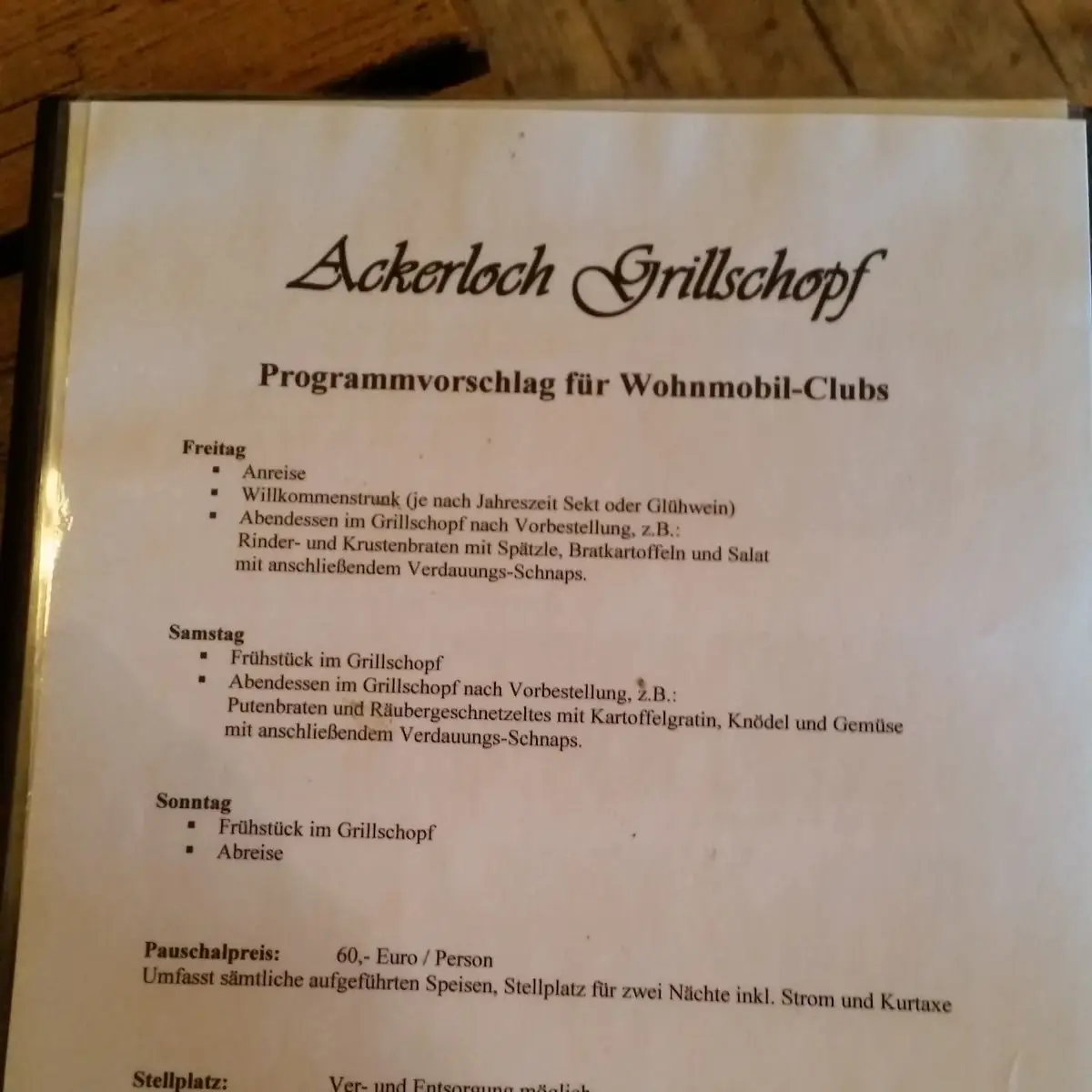 Speisekarte photo 5
