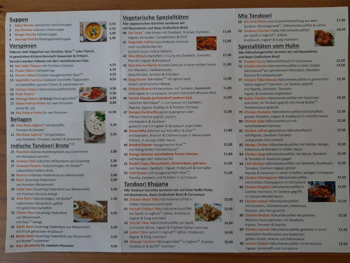 Speisekarte photo 1
