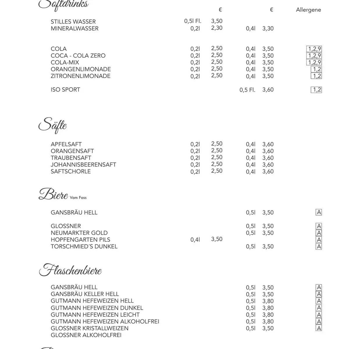Speisekarte photo 6