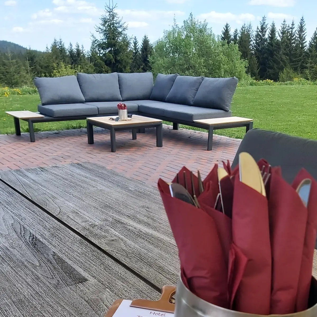 Speisekarte, Waldbar