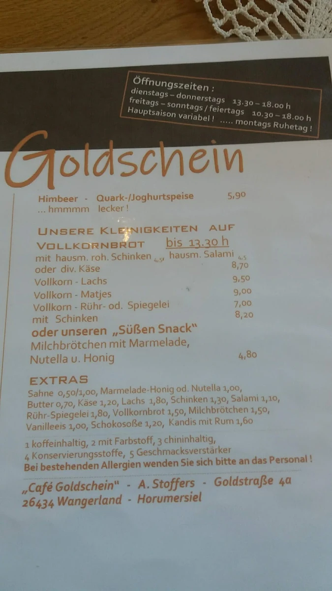 Speisekarte photo 2