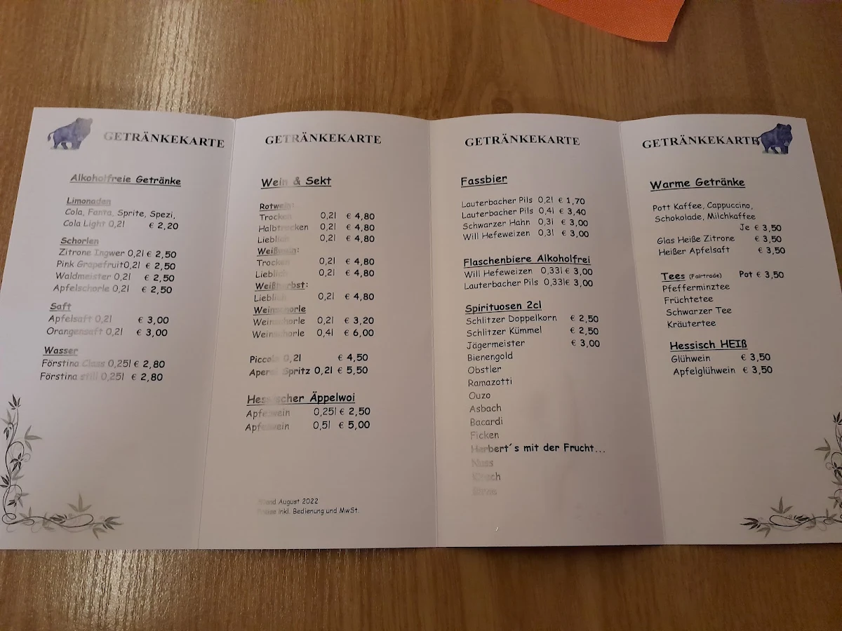Speisekarte photo 1