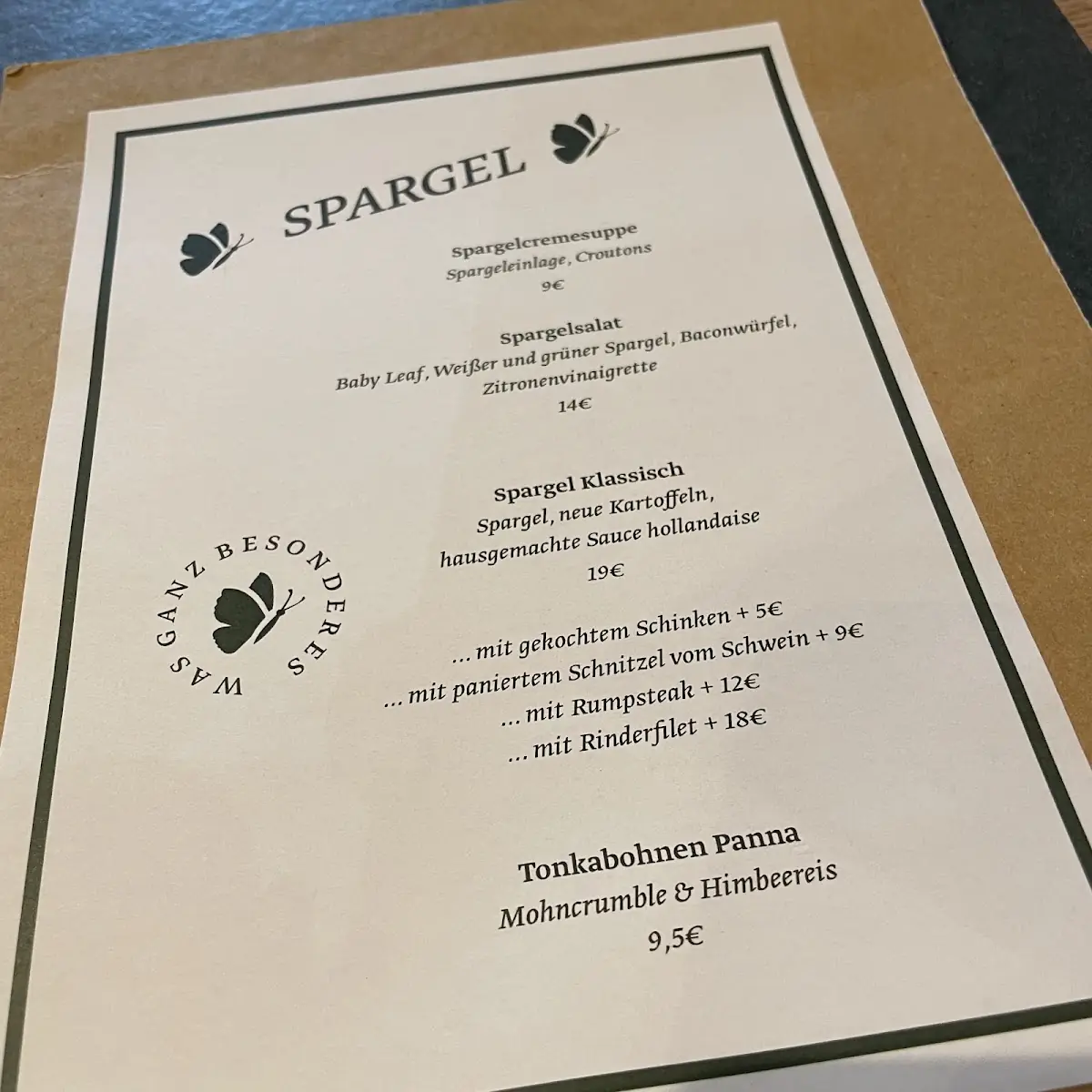Speisekarte photo 1