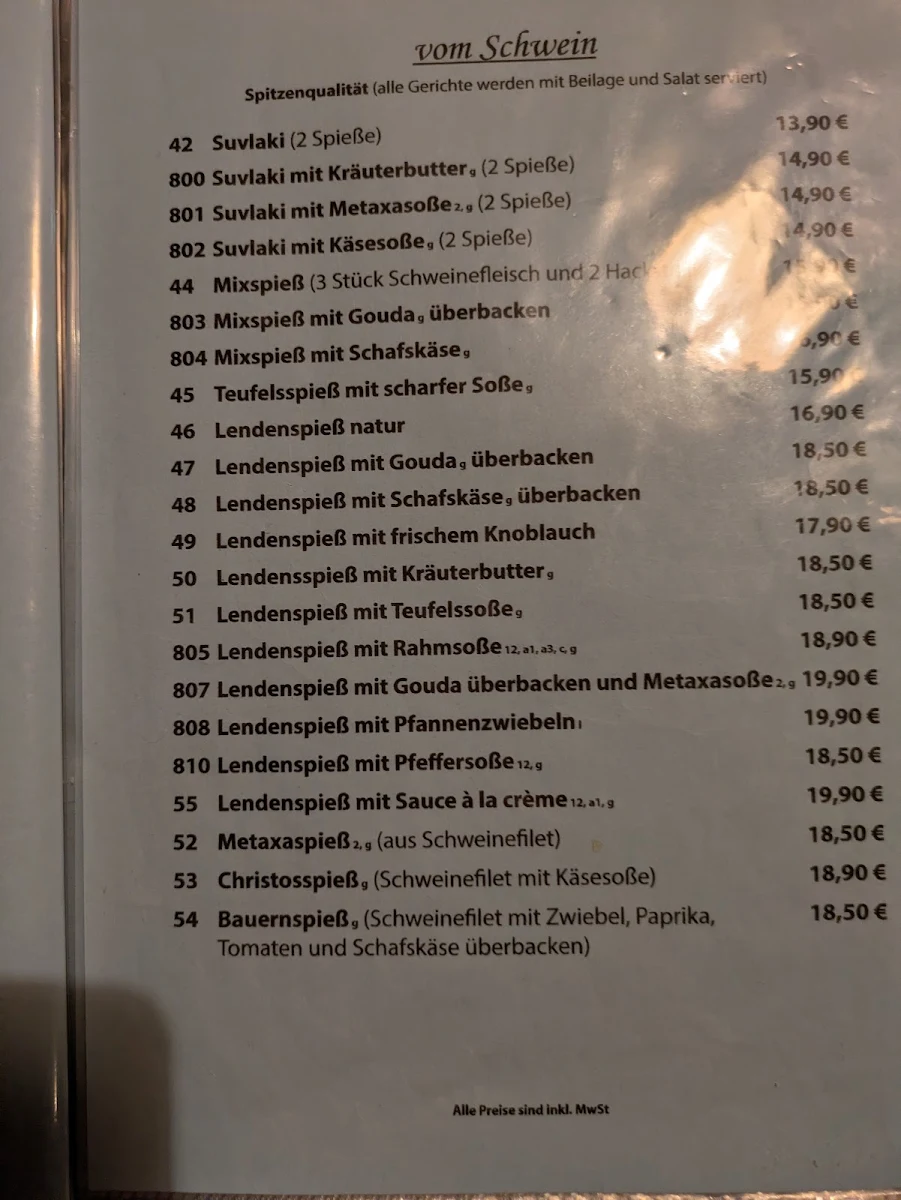 Speisekarte photo 5