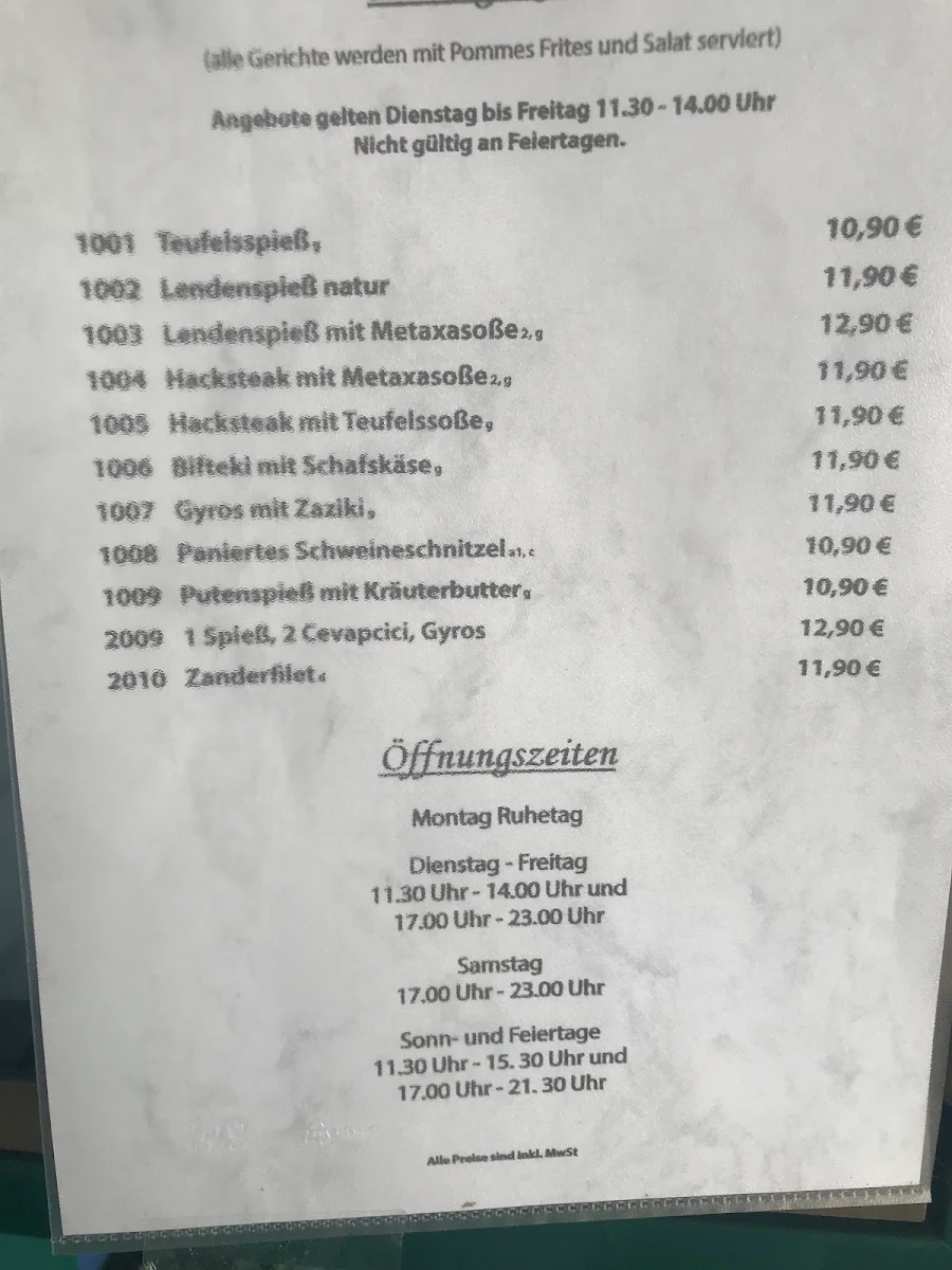 Speisekarte photo 8
