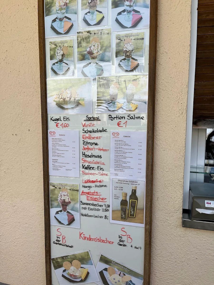 Speisekarte, Restaurant Jägermühle