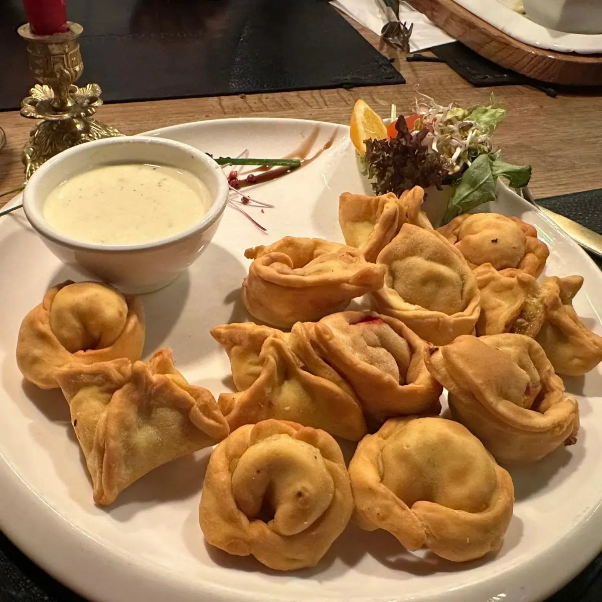 Essen und Trinken, Restaurant Teigtasche