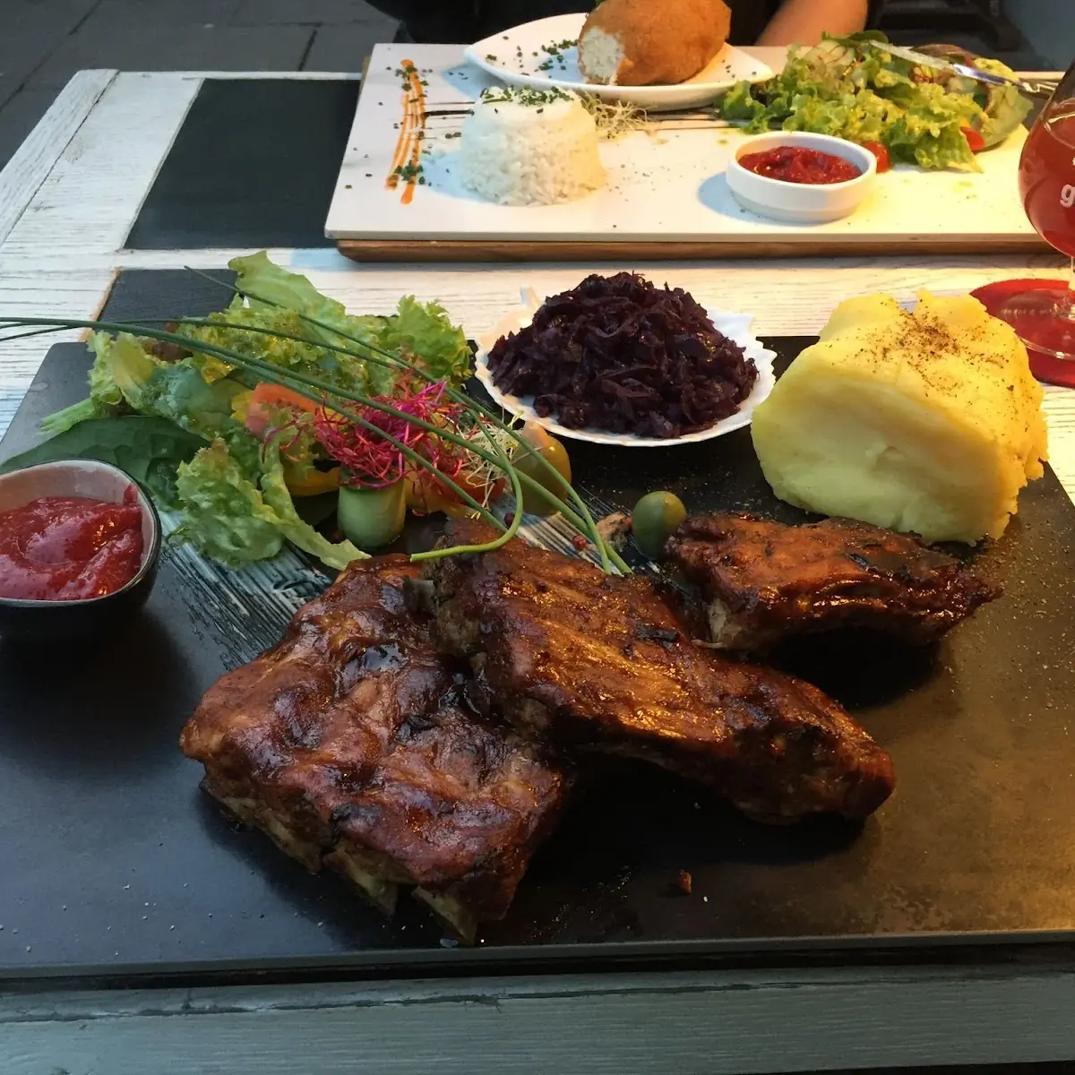 Essen und Trinken, Restaurant Teigtasche