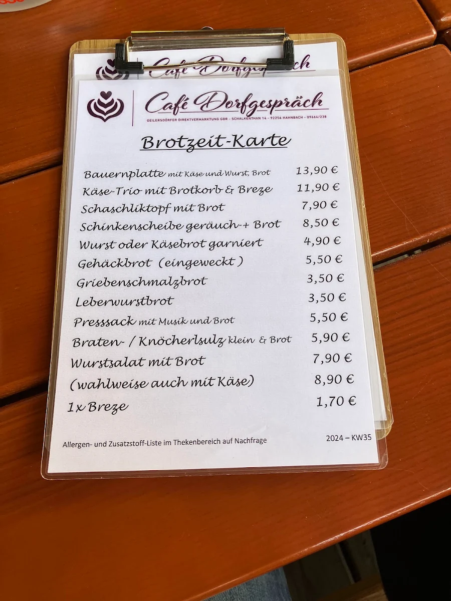 Speisekarte photo 2