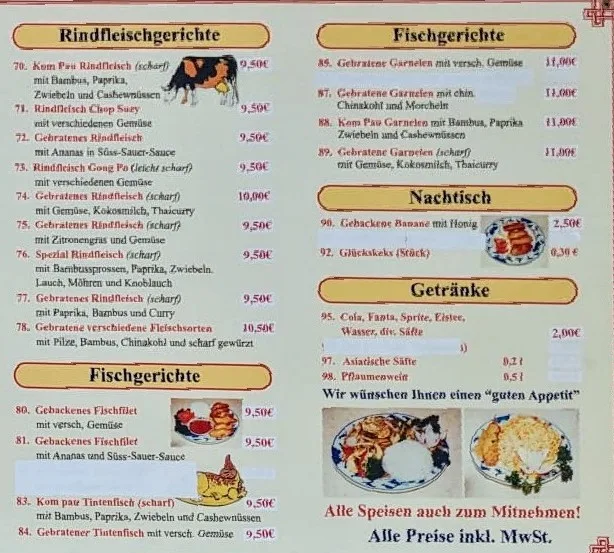 Speisekarte photo 1