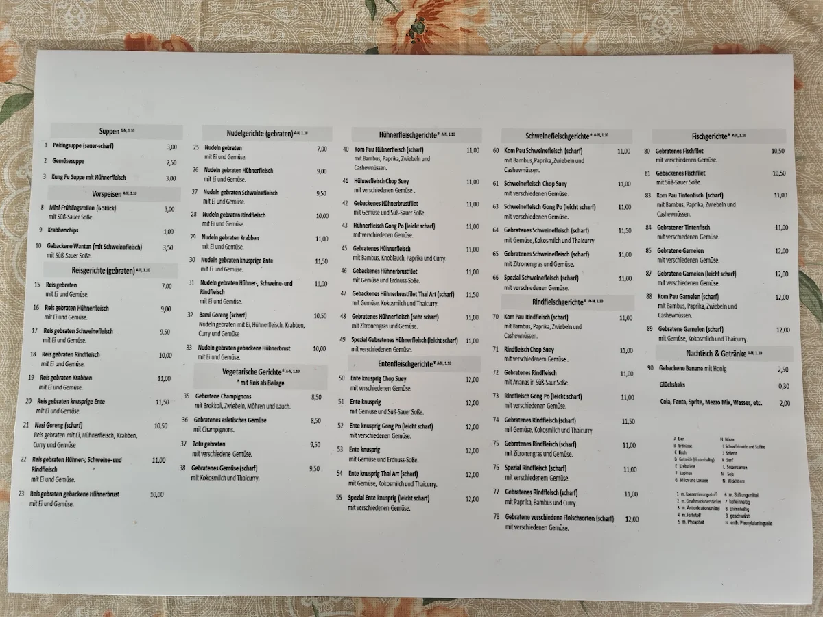 Speisekarte photo 2