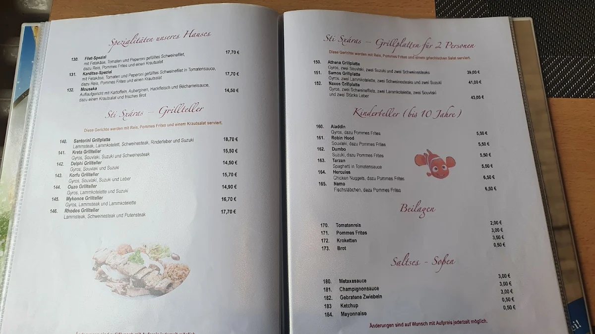 Speisekarte photo 3