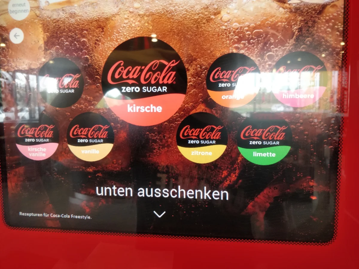 Speisekarte, Burger King Peine