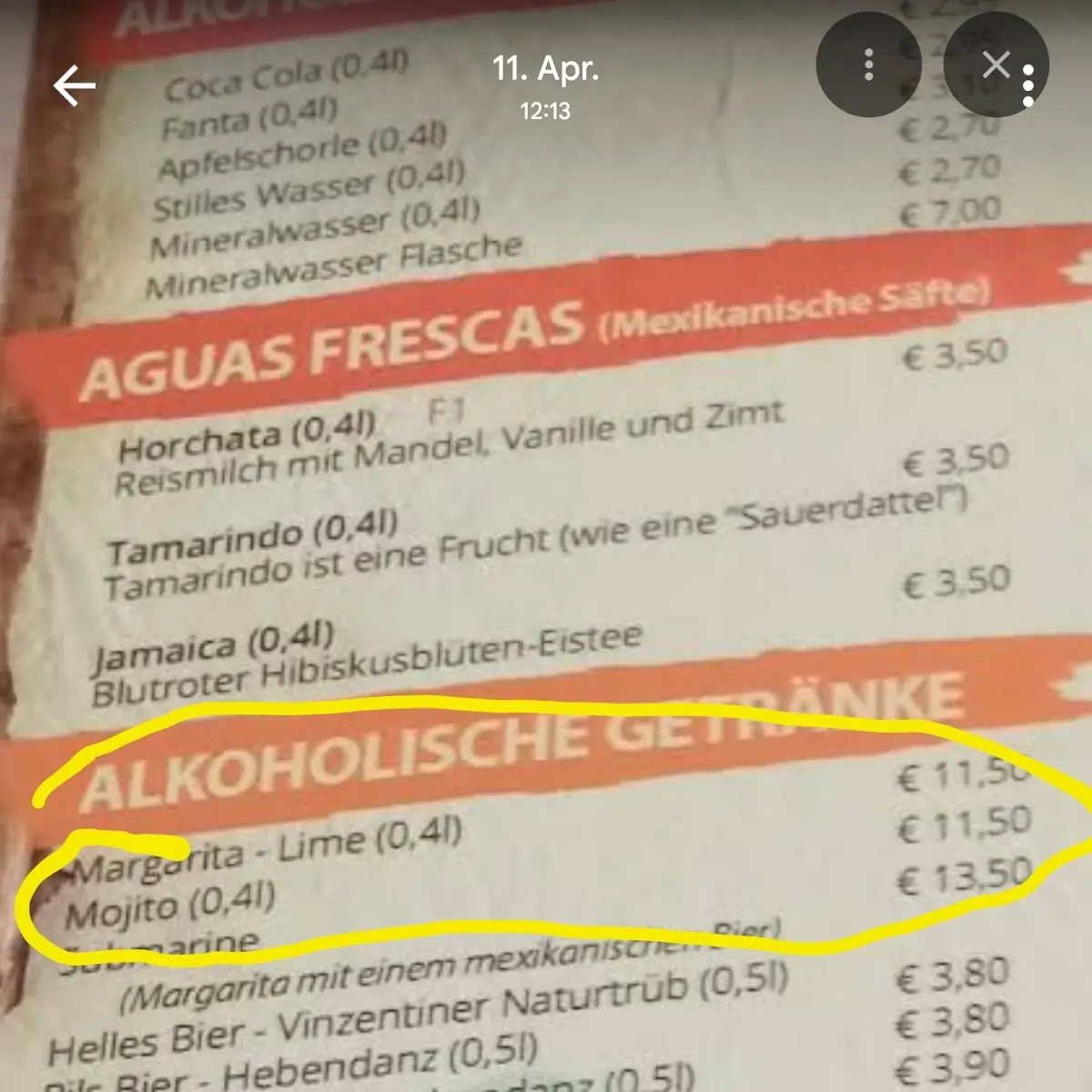 Speisekarte photo 4