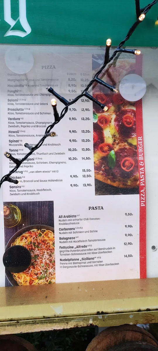 Speisekarte, Alter Dorfkrug