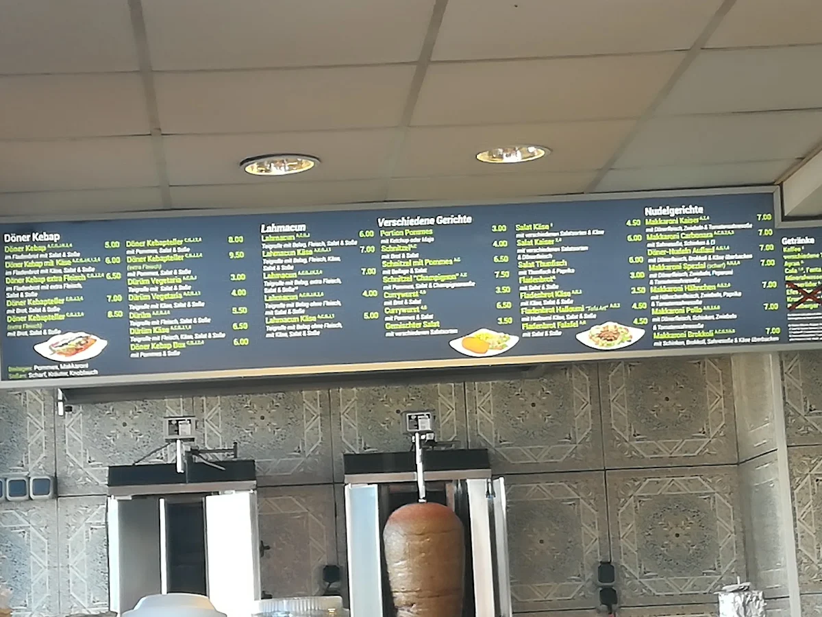 Speisekarte, Kaiser Pizza