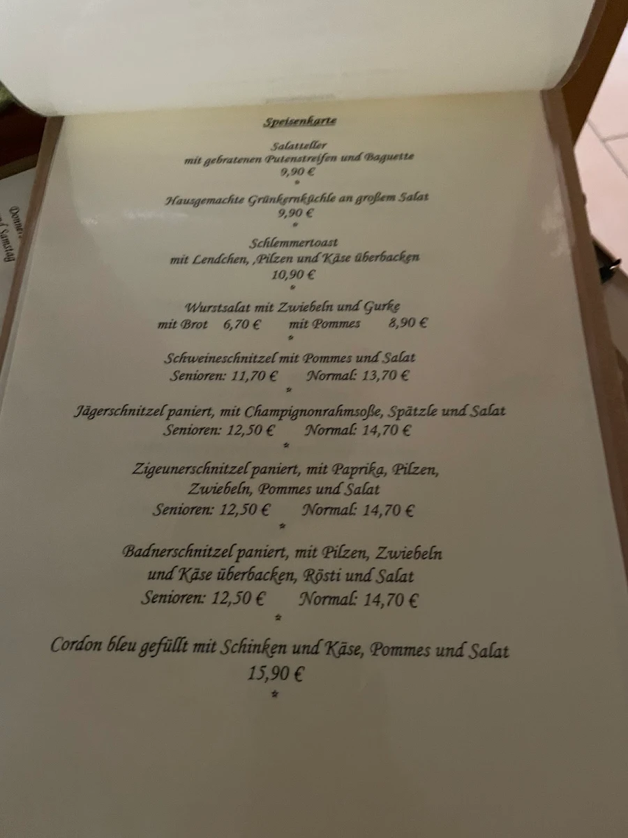 Speisekarte photo 1