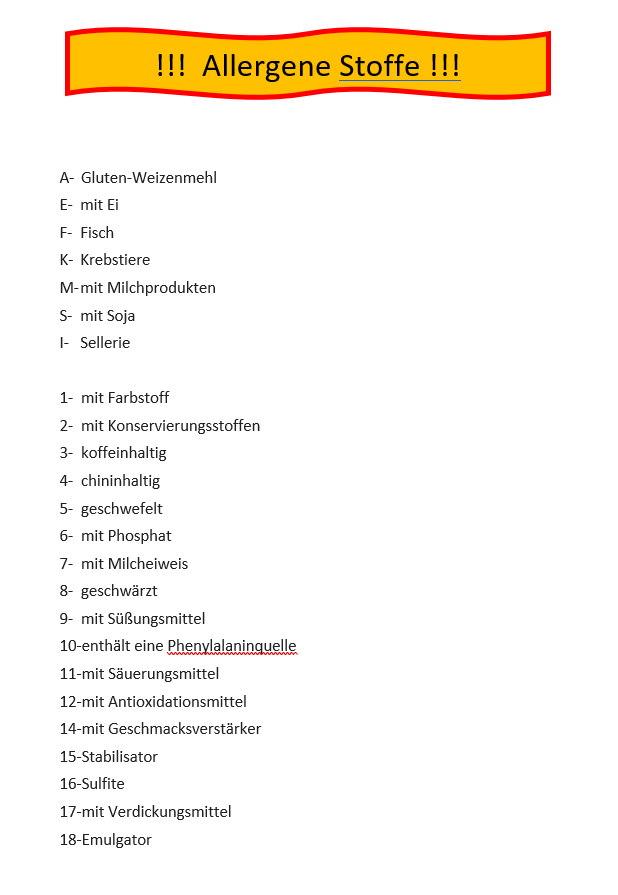 Speisekarte, Gaststätte Milano im Keglertreff Liedolsheim