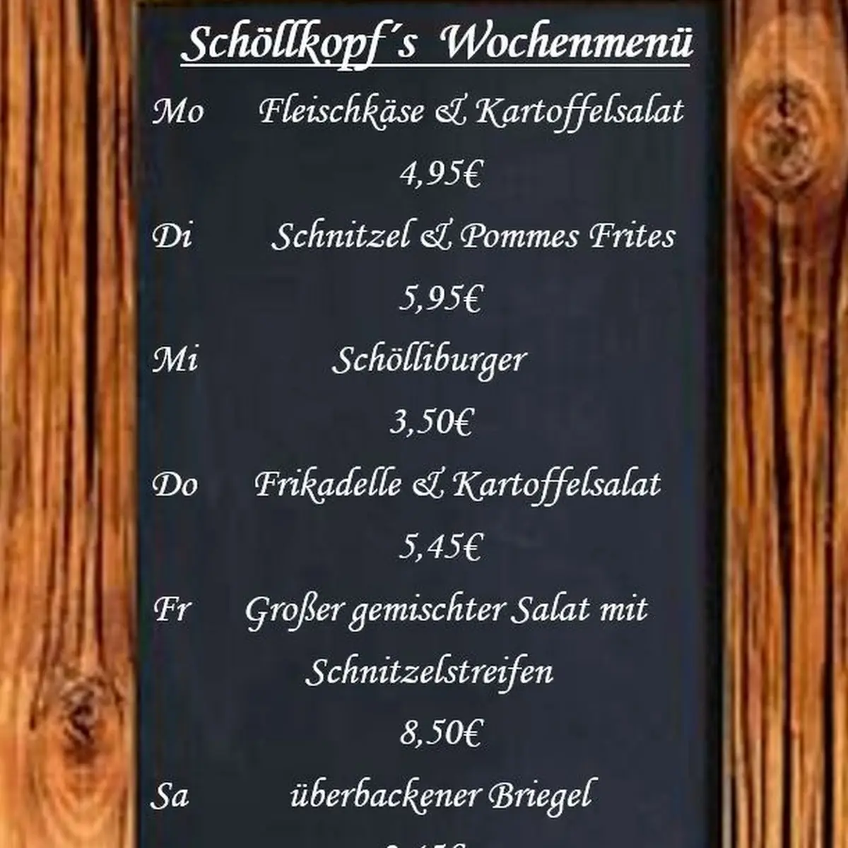 Speisekarte photo 2