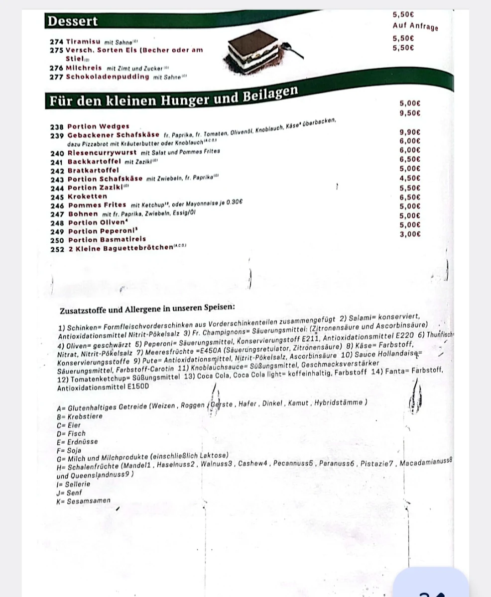 Speisekarte photo 2