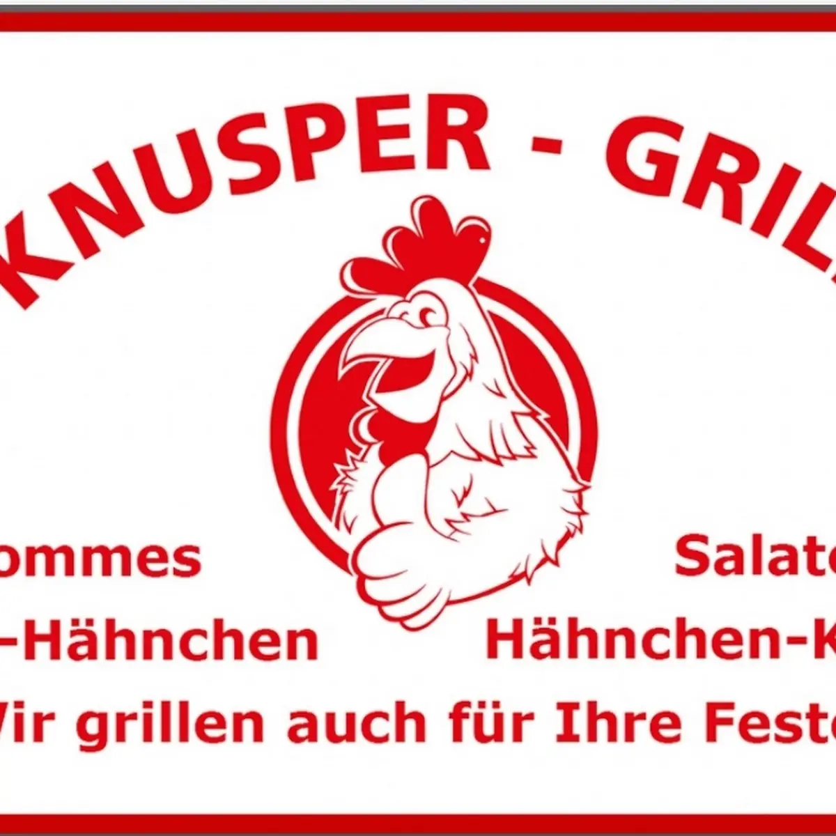 Speisekarte, Knusper Grill Schwerin