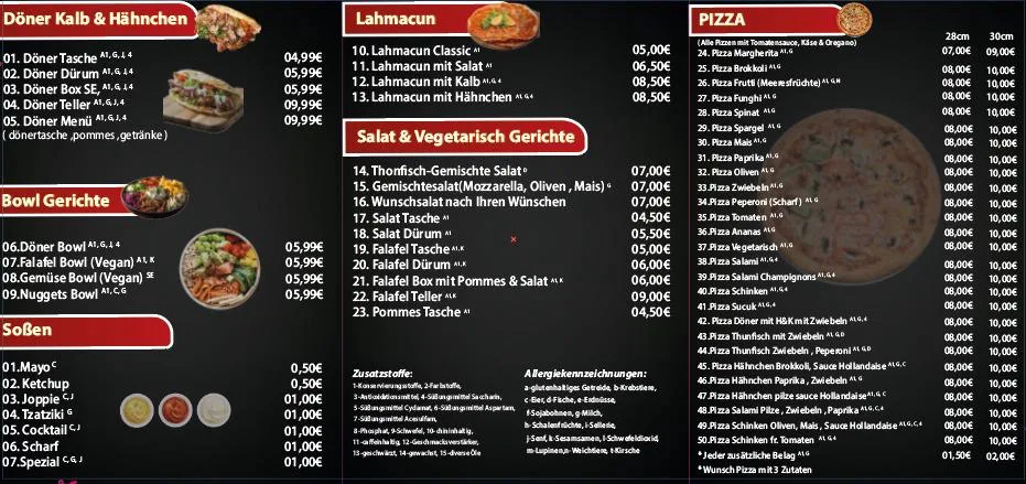 Speisekarte photo 2