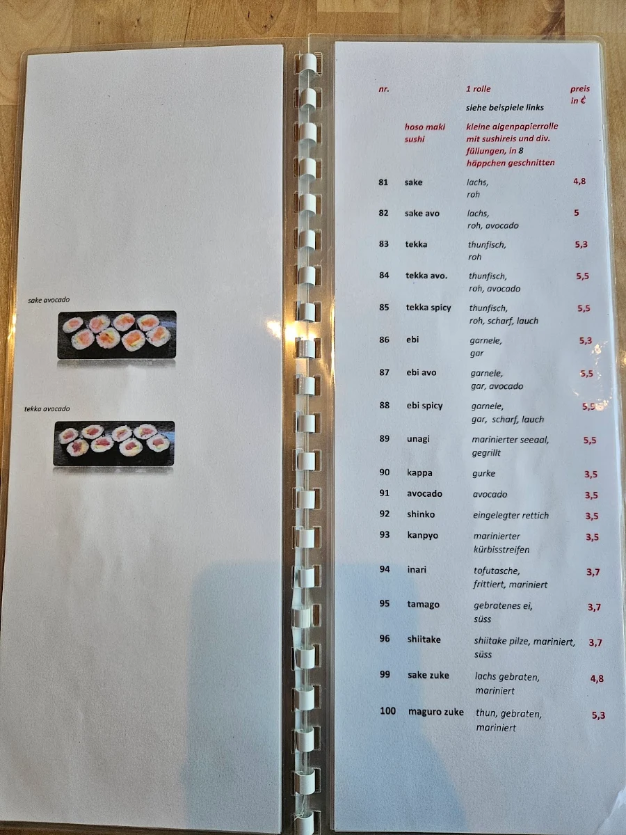 Speisekarte photo 2