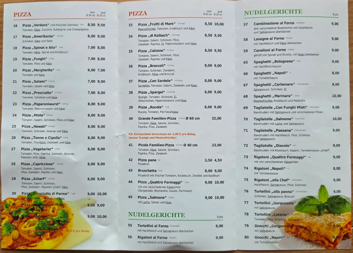 Speisekarte photo 1