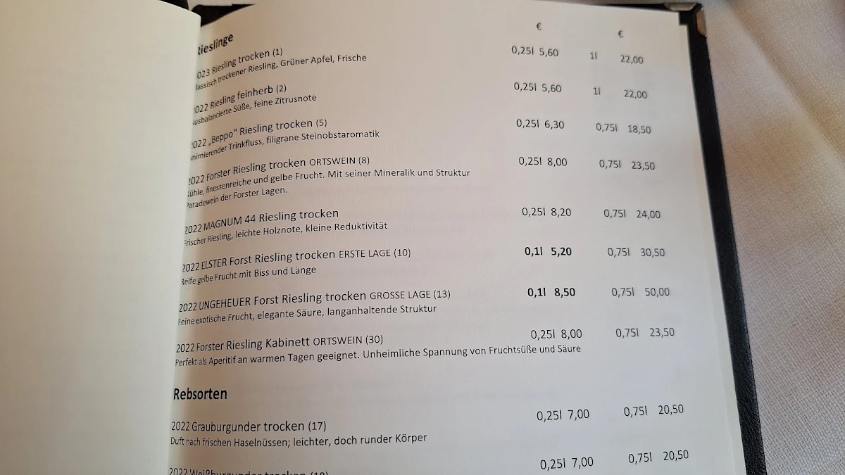 Speisekarte photo 2