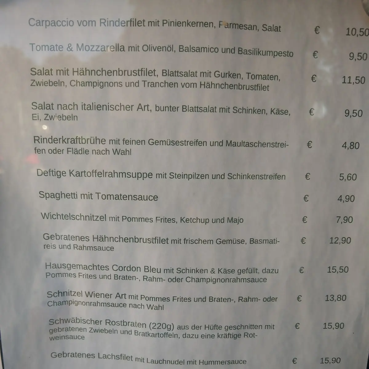 Speisekarte photo 3